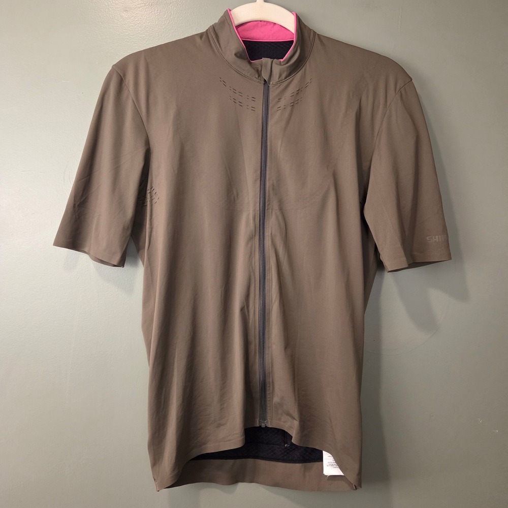 Shimano Women's Evolve Short Sleeve Road Jersey Full Zip Cycling Size S